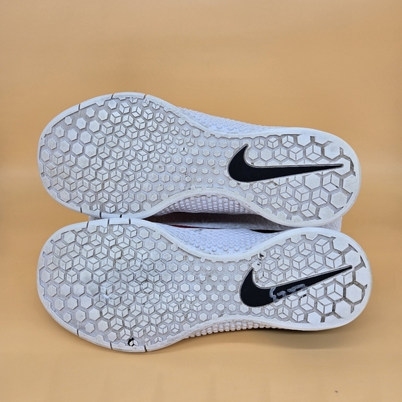 Nike Metcon 1 Gym Red Men's Flywire Cross Training Crossfit Shoes Size 11.5 - Picture 7 of 8